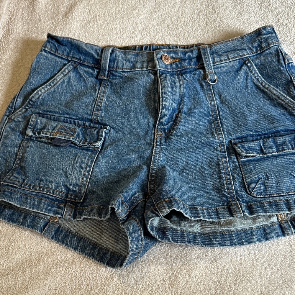 Wild fableDenim Blue Women's Shorts